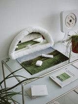 nature desk rug - walking people