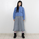 Twill Badge Jacket - Blue
