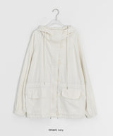 Aine Cotton Washing Crackers Field Jacket