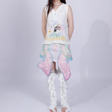 88butterfly print vest