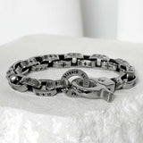 [BxV] Symbol logo carving chain bracelet