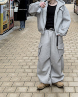 Neo Bonded Cargo Belt Sweat Pants