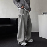 SIIO 起毛サイドスナップスウェットパンツ（3色）