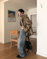 Fib Premium Mix Fur Coat