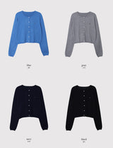 #OB Pendant Viscose Knit Round Cardigan (8color)