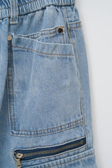 War Square Zip Denim (2color)