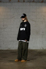 ARI LONG SLEEVE JERSEY T-SHIRT / BLACK