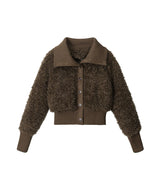 Teddy Fleece Collar Jumper
