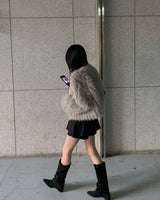 Pleated pants skirt
