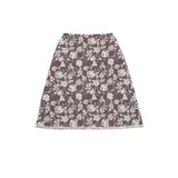 blossom midi skirt (brown)