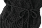 Milky wrap cardigan - black   