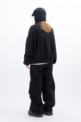 Neck Pierce Sweatshirt