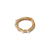 [CCNMADE] PARAFFIN 5 Silver Ring (Beige)