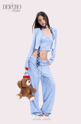 モブ レオパード スリーピース トレーディング セットアップ(LONG PANTS)