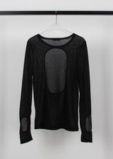 BACK HOLE LINEN KNIT