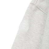 Side Logo 2Way Hood Zip-Up_Oatmeal