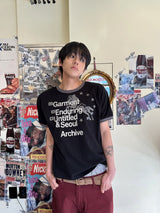 アーカイブユニコーンリンガーショートスリーブ ブラック