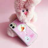 Rabbit’s Thoughts Phone Case