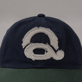 ウォッシードロゴボールキャップ (Navy/Green)
