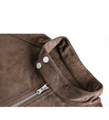 Mocha Vintage Suede Jacket 233317152