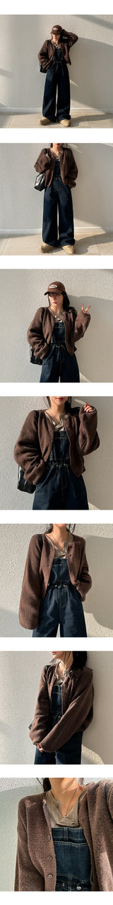 Raab waist string denim overalls