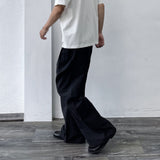 Curved Structure Wide Pants