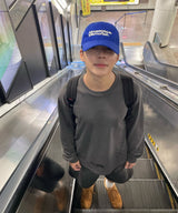 MM MY MEMORIES ウォッシュドキャップ (BLUE)