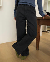 [ORIGINAL] Cran Straight Cotton Washed Pants