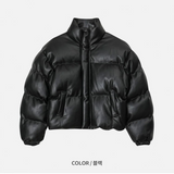 [F/W][CROP FIT] レザークロップパッド