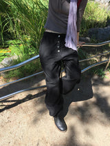 Danf Button Wide Balloon Pants