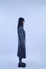 Jiyu High Neck Twist Knit (2color)