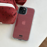 [Jelly] Stipe slim(red) Jelly case