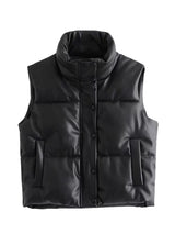 Black down vest