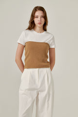 Camel tube top (Dark grey)