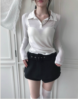 person classic wool mini sk / pt ( belt set )