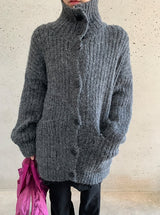 Kelma Button Pocket Wool Knit Cardigan