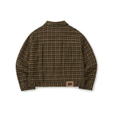 Virgin wool trucker blouson / Olive