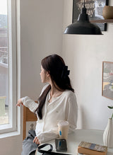 #OB Pendant Viscose Knit Round Cardigan (8color)