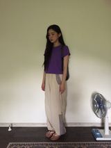 Pisso check string pants (2color)
