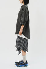 (W) Hippie Checked Skirt