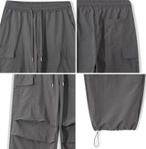 No.1378 ナイロンワイドカーゴBDパンツ (3color)