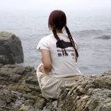 MUDEUNGSAN T-SHIRT FOR WOMEN - WHITE