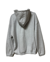 (UNISEX)ワッフルシックボクシーオーバーサイズドロングルーズソフトフィットビッグフーディージップアップ
