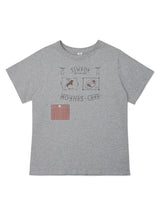 Hound Club Tシャツ (メランジグレー)