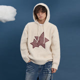 Big Star Check Applique Hood Knit