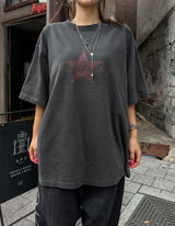 Crack star vintage pigment short sleeves