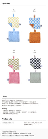 Check kitchen cloth S (4color)