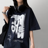 Diffusion oversized-fit short-sleeved T-shirt