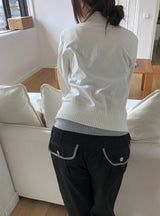 26SS★ [MADE]クリーク斜めシャーリングツーウェイバックルジャケット