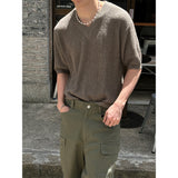 [S/S] Summer v neck half knit (3color)